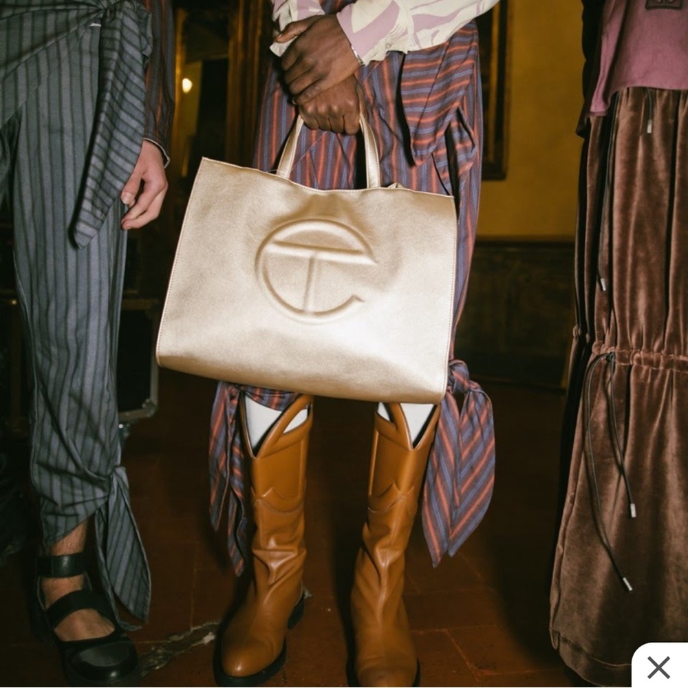 Telfar Rose Gold MED Shopping Bag